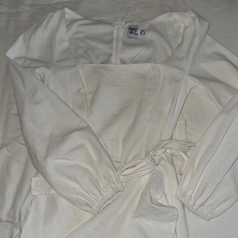 NWOT Princess Polly Villa Mini Dress White